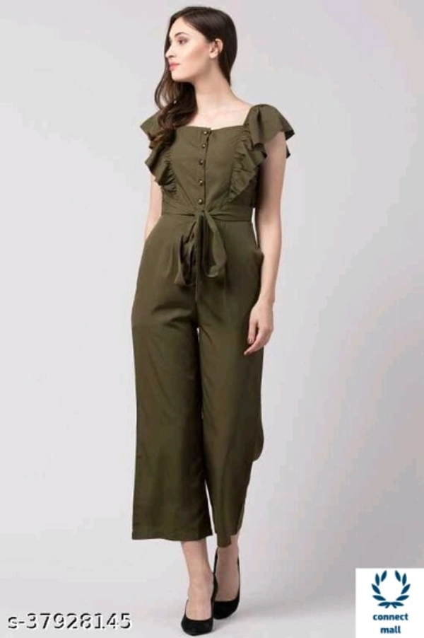 Classy Graceful Women Jumpsuits - S, Febric, Solid, Pack of :1